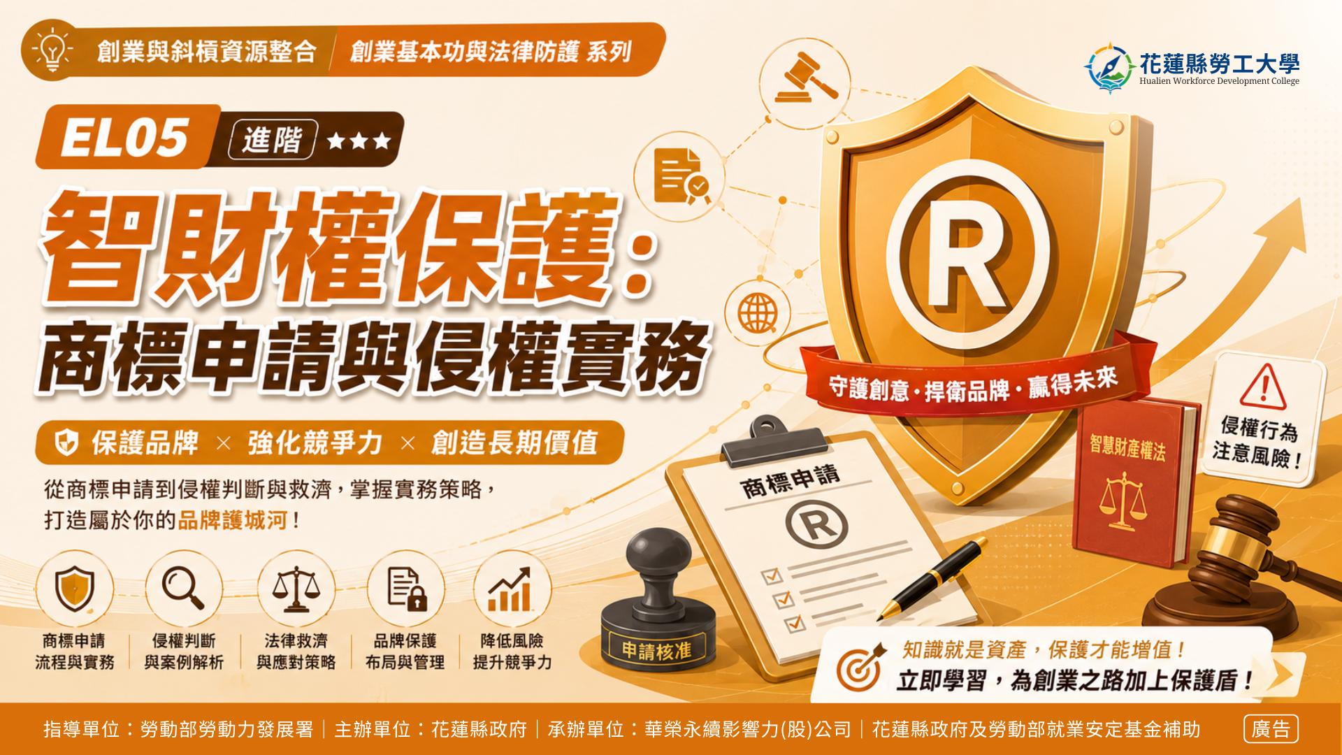 EL05｜智財權保護：商標申請與侵權實務